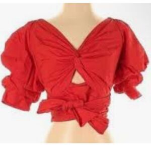 Mare Mare by Anthropologie Red Blouse - Size XS - NWT